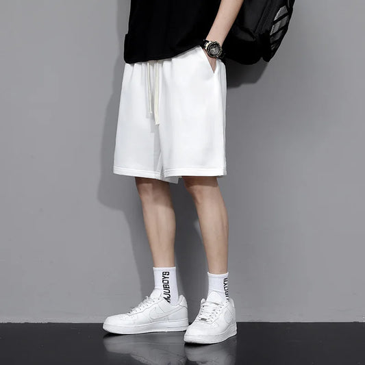 New shorts men's summer five-minute pants public version of the solid color casual pants fashion trend sports pants loose versat