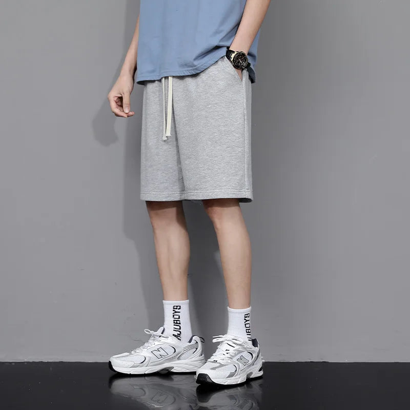 New shorts men's summer five-minute pants public version of the solid color casual pants fashion trend sports pants loose versat